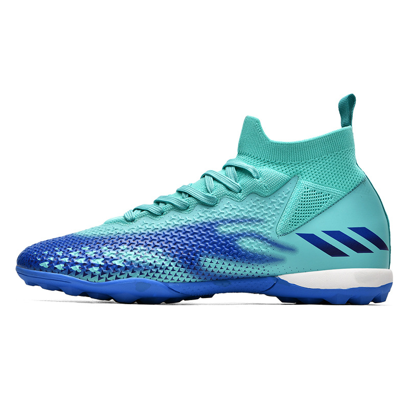 23 cross-border de alta zapatos de fútbol de uñas largas de uñas rotas competencia zapatos de entrenamiento hombres y mujeres zapatos de fútbol para adultos