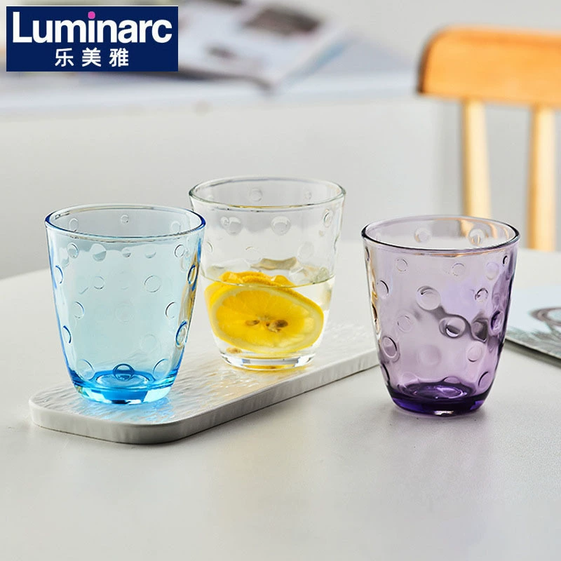 Стакан воды Bowle Luminarc для дома, ресторана, отеля, прямой формы, со снятием отпечатков и закалённое стекло