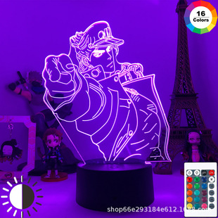 ������3DСҹ��LED�߲��b������̨���ձ�����JoJo������ð�U���k