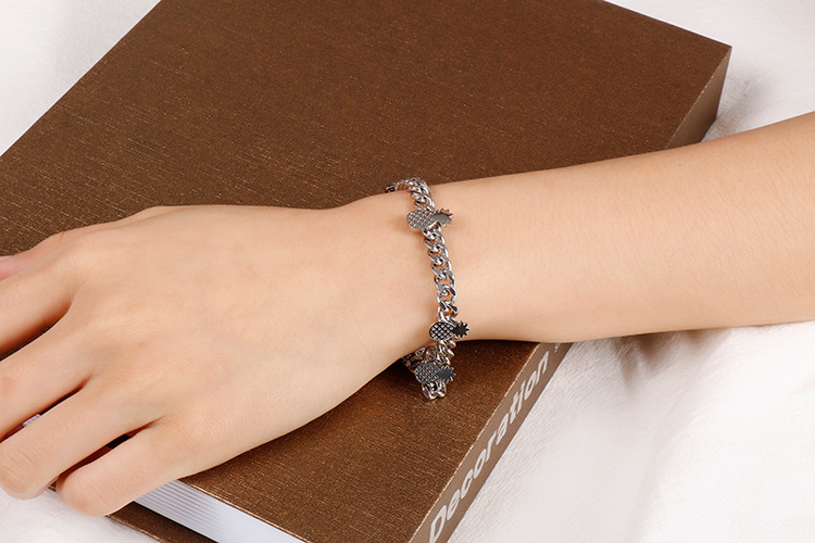 Fashion Style PVD Coated 18K Gold Plated Fruit Stainless Steel Fashion Waterproof Non Tarnish 304 Stainless Steel