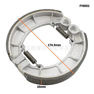 Suitable for Honda Shadow 1100 VT1100, Shadow 750 VT750, VT700 rear brake pads (Tormoz supportları) - 1-set-of-brake-pads