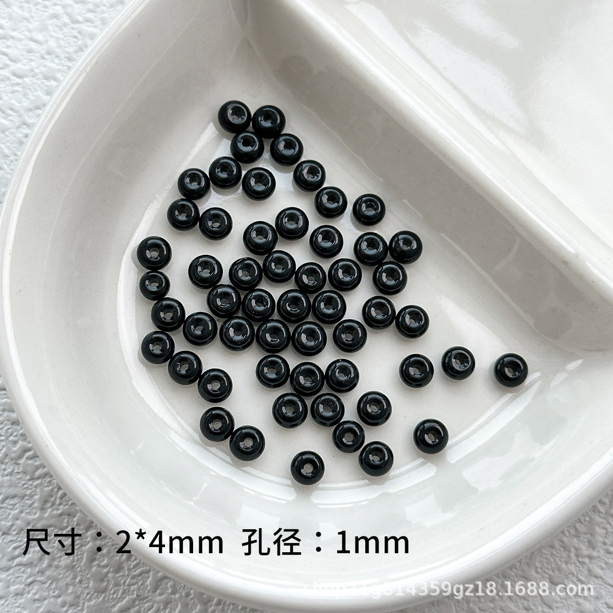 Nuevo ábaco natural chino diafragma plano perlas separadoras de perlas dispersas diy accesorios de joyería de perlas accesorios de material