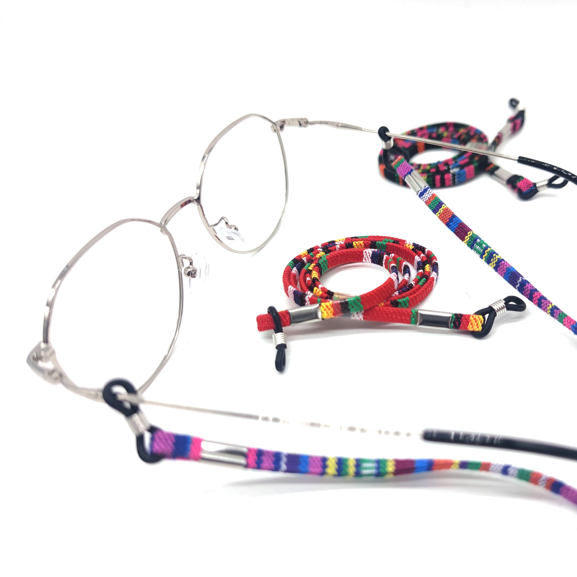 Ethnic Style Colorful Polyester Cotton Unisex Glasses Chain display picture 2