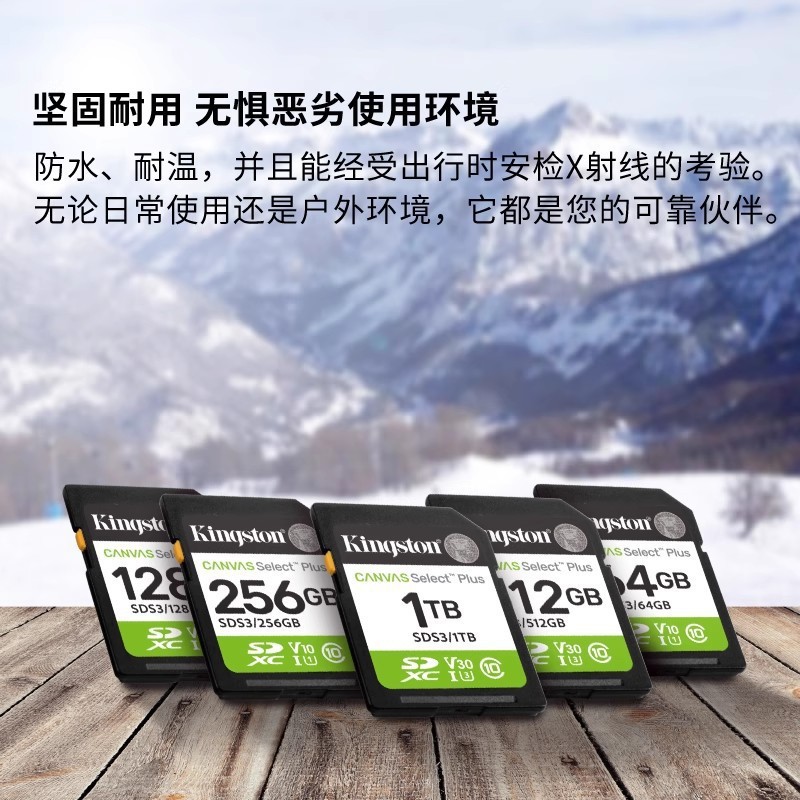 金士顿SD卡 SDS3/128GB V10 相机存储卡单反微单CCD相机内存卡 批|undefined