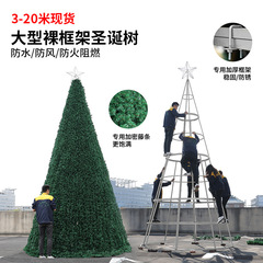 クリスマス大型木3m/4/5/6/8/10/12メートルフレームクリスマスツリーデパート広場高級グリーン裸木