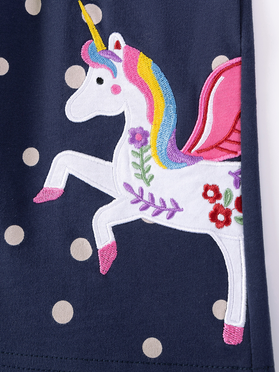 Little maven ropa para niños fábrica falda para niños al por mayor vestido de niña de dibujos animados europeo y americano otoño falda de algodón de manga larga