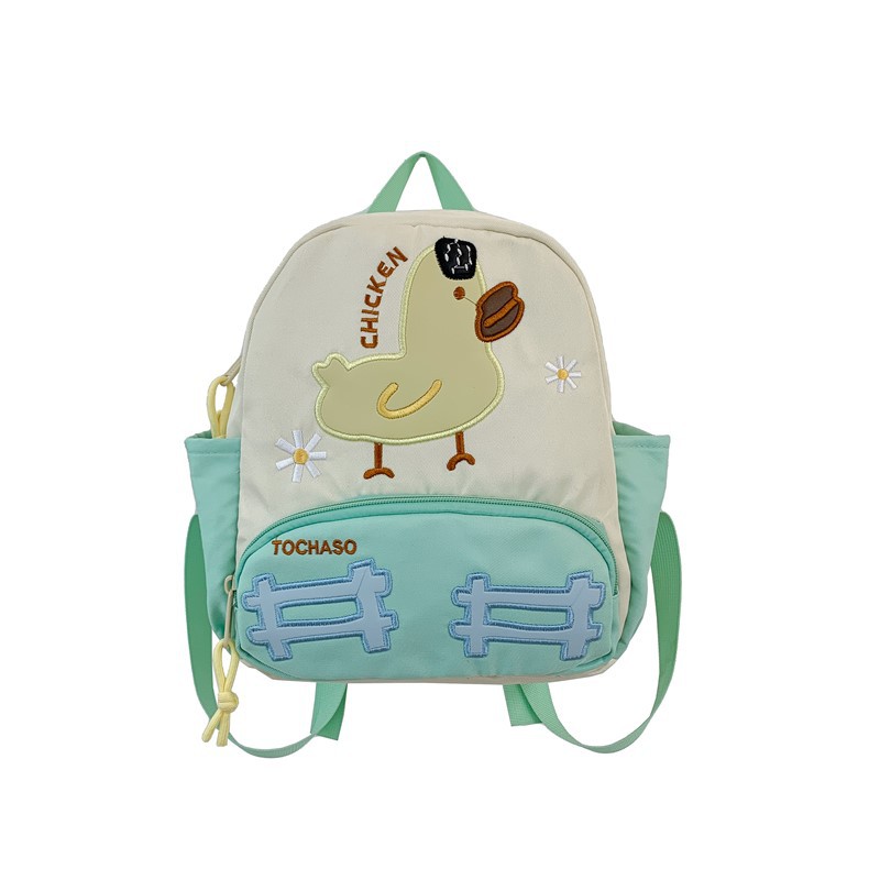 Nuevo jardín de infantes mochila de bebé caricatura lindo pato mochila de niños y niñas transfronterizas mochila de niños