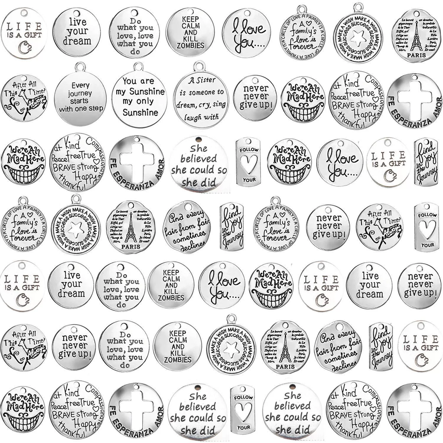 Трансграничная специализация для 20 английских буквенных вдохновляющих бирок