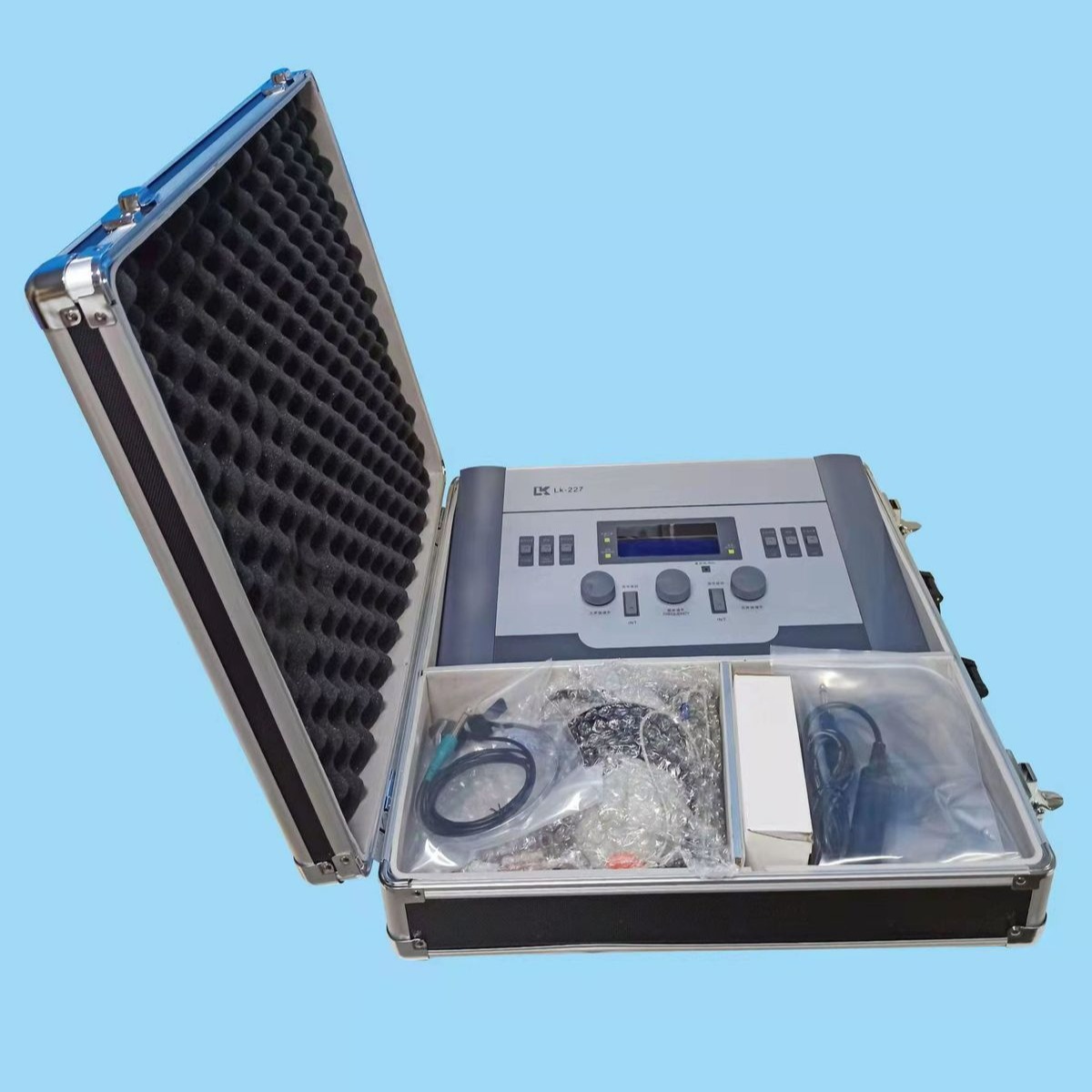 Audiómetro venta al por mayor LK227 Segunda Generación detector auditivo sordo audiencia instrumento de diagnóstico