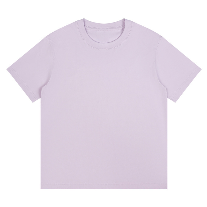 半袖tシャツ男230グラム重ポンド精櫛綿カップル純綿純色ゆるい半袖潮牌にシャツをかける|undefined