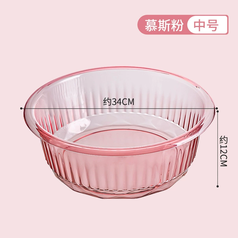 Big durable plastic washbasin for students, increased thickness