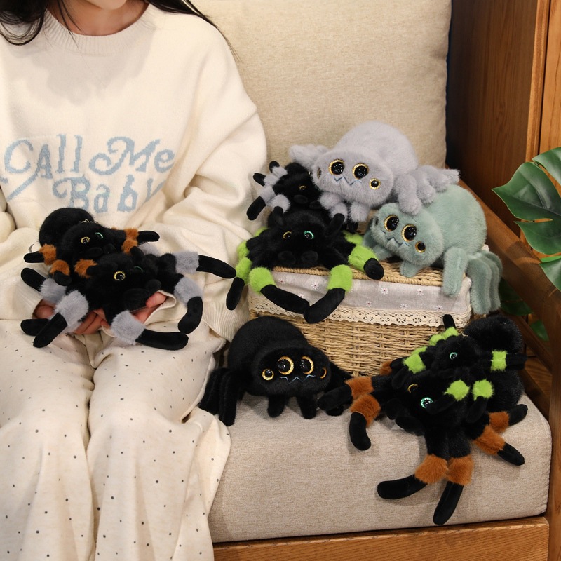Pequeños juguetes de peluche de simulación lindos y lindos accesorios de juegos de muñecas de parodia muñecas de miedo regalos de cumpleaños