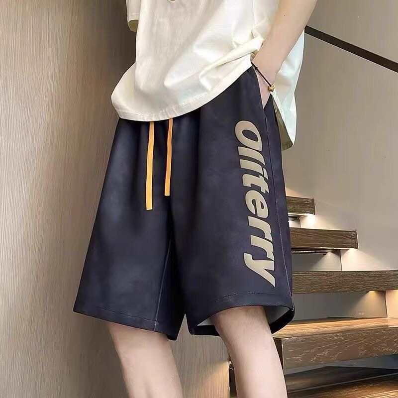 여름 타이다이 반바지 루즈한 남성 5점 인 캐주얼 트렌디 다재다능한 하이 스트리트 아메리칸 스포츠 팬츠