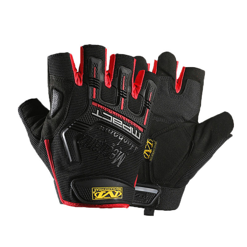 4세대 극세사 + 보호패드 - 씰 반손가락 검정, 빨강