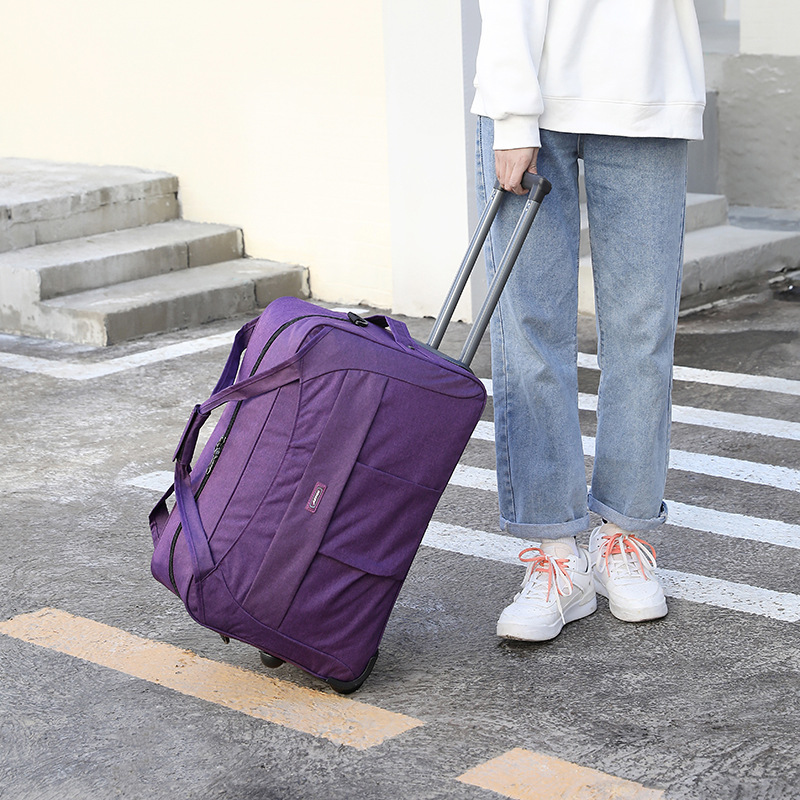 Borsa da viaggio pieghevole in tessuto con tirante, antispruzzo, resistente all'usura, universale per uomo e donna, per esterni_voghion.com