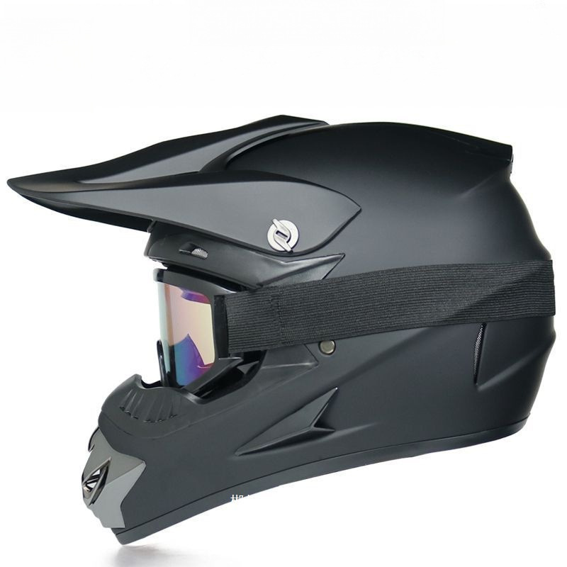 Changjia Zhixiao Off-road motorcycle helmet electric vehicle rally karting full helmet (Auto Parts and Accessories) - s-black-orange-eagle-24
