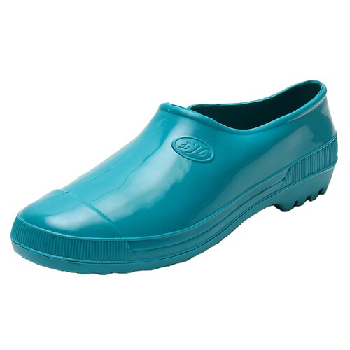 Water shoes women's waterproof non-slip kitchen work shoes rain boots shallow short tube middle-aged and elderly mother's shoes mud and water construction site shoes