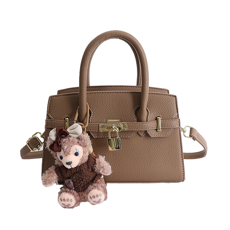 Bolso para mujeres 2026 nuevo estilo de alto nivel lichi estampado bolso de platino portátil de alto nivel de moda versátil bolso de hombro inclinado