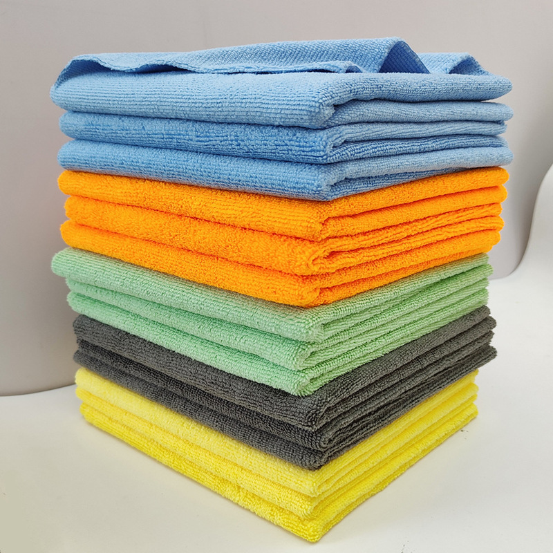 Microfiber car towel polished thickened Crystal coated waxed cloth absorbent car wash towel car beauty cleaning cloth