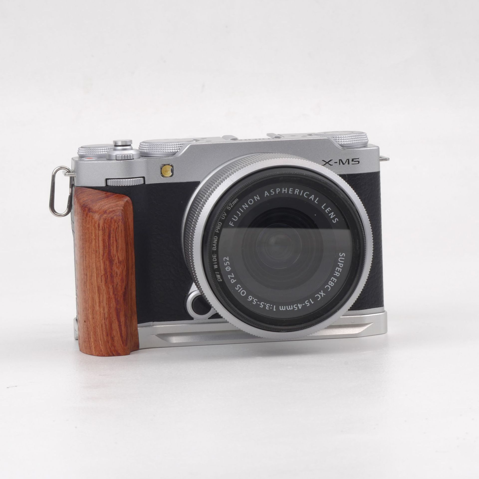 富士XM5实木手柄 Fuji XM5手柄 轻量化阿卡通用金属底座 源头工厂