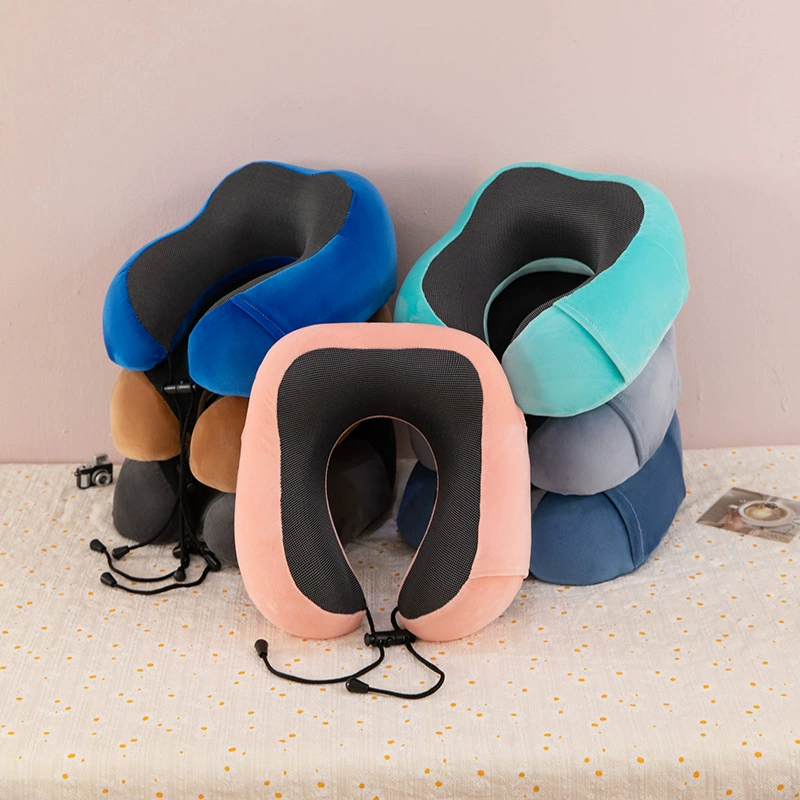 Подушка для шейной подушки U-образная подушка для шейной подушки из хлопка памяти U-образная подушка для шейной подушки для деловых поездок