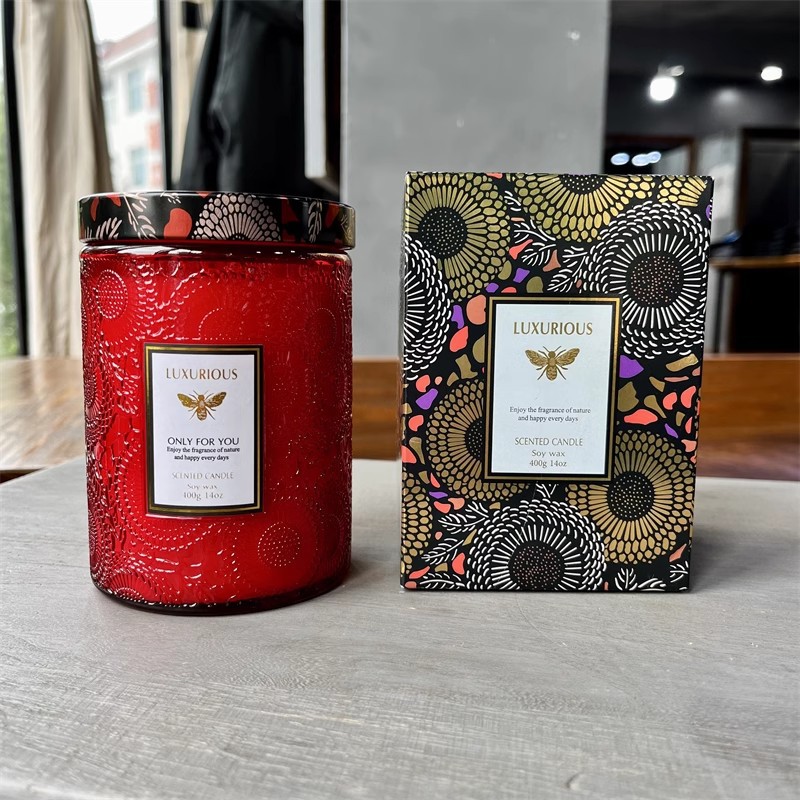 Caja de papel individual; multicolor