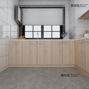 WeiXun Furniture Factory Integral Cabinet Modern Simple Environmental Protection Paint-Free Door Board Grade Double Decorative Panel