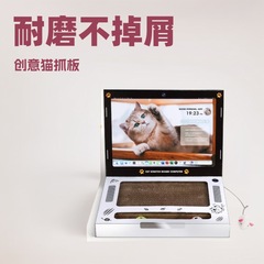 ノートの猫は板のゲーム機の猫の執事のコンピュータをつかんで創意ネットの赤い猫をつかんで板をつかんで耐摩耗して粉の卸売りを落としません。