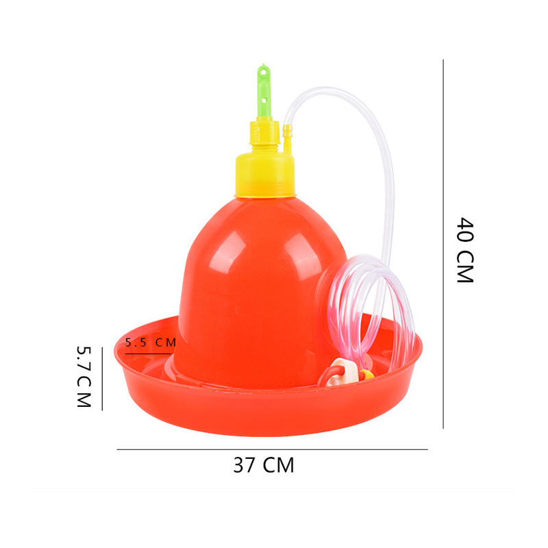 Suministros de equipo de pollo de cría Prasong dispensador automático de agua pollo pato ganso alimentador de agua granja de pollos botella de agua de alimentación de pollo