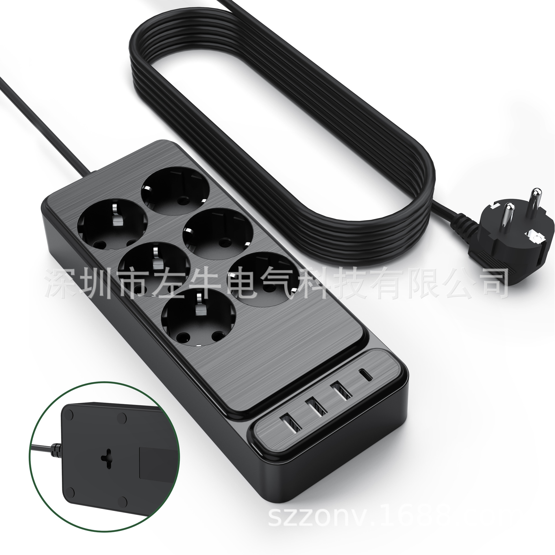 PD欧规插座 欧规排插  防浪涌插座 美规墙插 USB插座 美规插座