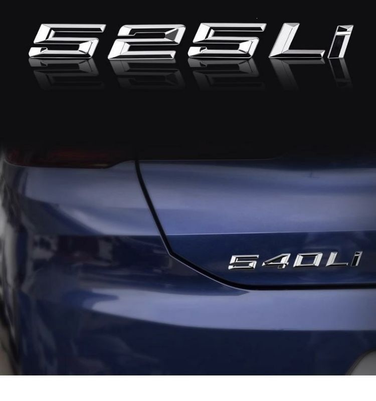 BMW car logo for the new 5 Series 530 530Li 520 540 525 535L i logo rear emblem number logo