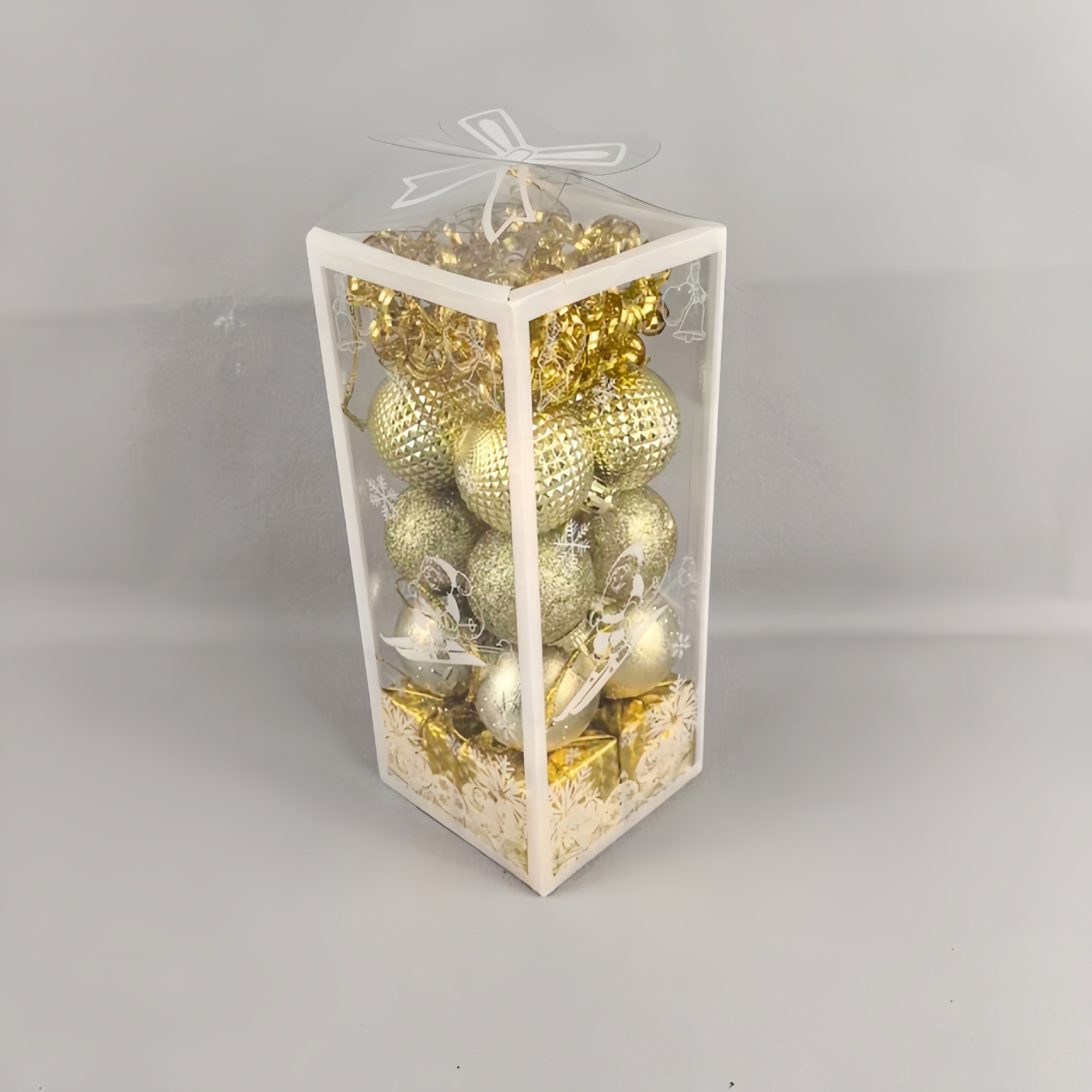 Nuevos adornos de Navidad transfronterizos colgantes bolas de Navidad set bolas de Navidad colgantes de árbol de Navidad caja de regalo bolas de Navidad P