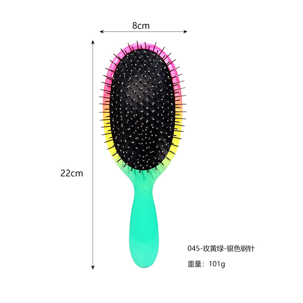 peine de cabello de cerdo aire pein redondo para niñas cuidado del cabello casero peine de cabello masaje de cabeza airbag peine al por mayor