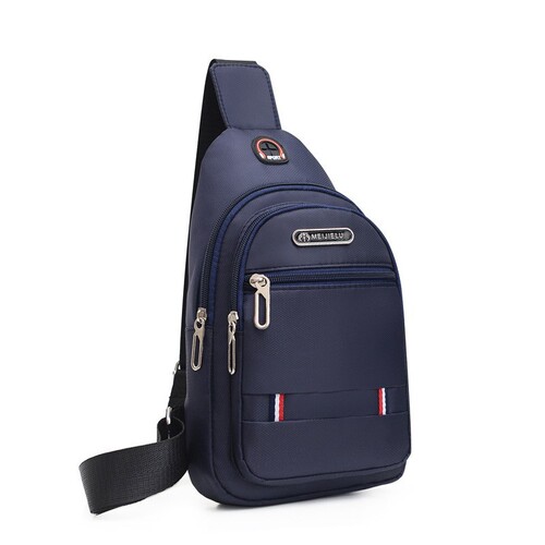 Foreign trade men's new multifunctional Oxford cloth chest bag crossbody small shoulder bag Korean style casual men's shoulder bag manufacturer wholesale