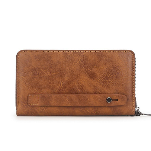 Factory Wholesale 2024 New Korean Style Men's Handbag Phone Bag Wish Large Capacity Wallet Card Holder
