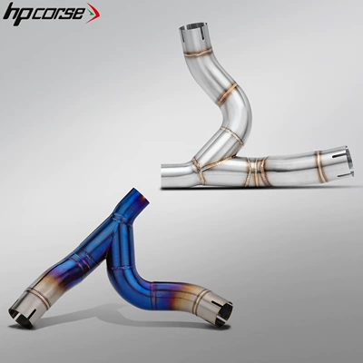 Non-Destructive Installation — Motorcycle exhaust pipe