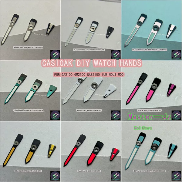 New Design for DIY GA2100 high quality Watch Pointer Various Styles Suitable for GM/GMAS2100 Watch Finger