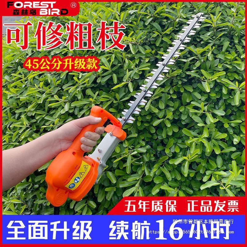 德国背负式绿篱机锂电池金银花茶树草坪修枝机园林绿化电动修剪机