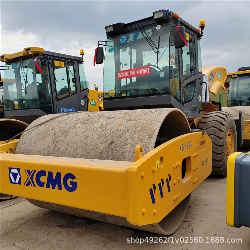 Виброкаток XCMG с двойным приводом, 20 тонн, 22 тонны, 26 тонн, одноколесный стальной виброкаток