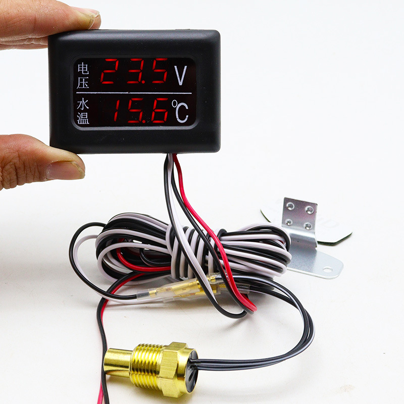 automobile instrument – Universal Car Water Temp - standard-water-temp-voltage-gauge-17mm-temp-sensor