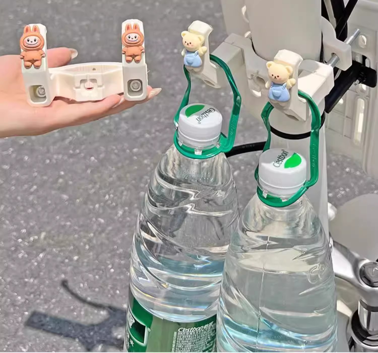 Universal Front-Mounted Electric Vehicle Hook for Hanging Objects, Suitable for Electric Bikes and Scooters, with Strong Load-Bearing Capacity