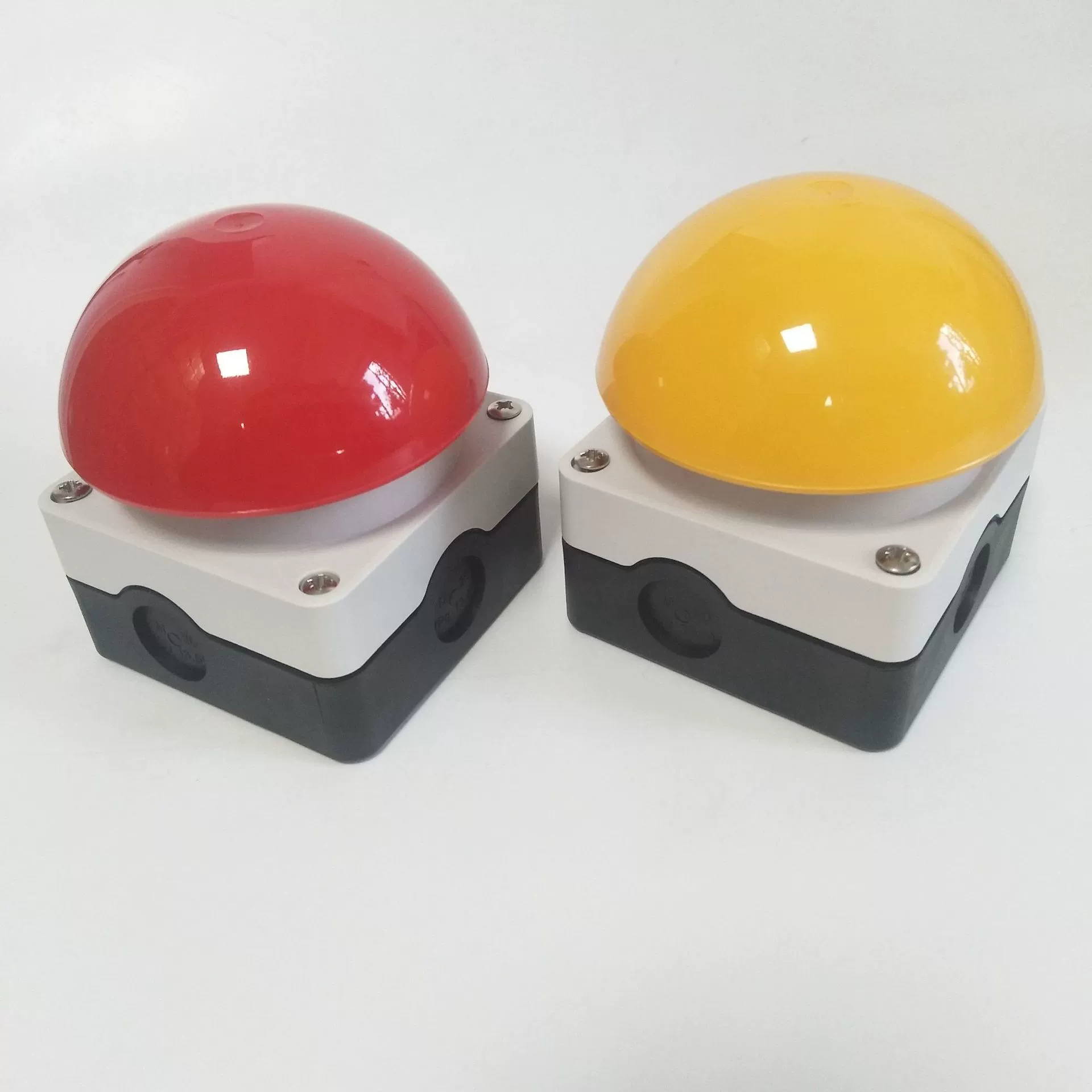 Красный Черный Желтый самовосстановление с одним открытым и одним закрытым контактным педальным ручным переключателем