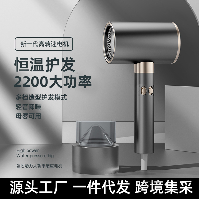 新款大功率吹风机发廊酒店家用跨境冷热风吹头发电吹风蓝光国标|undefined