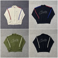 Corteiz美潮刺绣字母街头男女宽松休闲拉链开衫恶魔岛针织衫外套