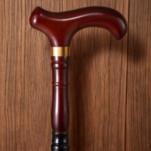 老人拐杖实木拐棍四脚防滑木质手杖老年人轻便捌杖龙头拐扙扶手棍