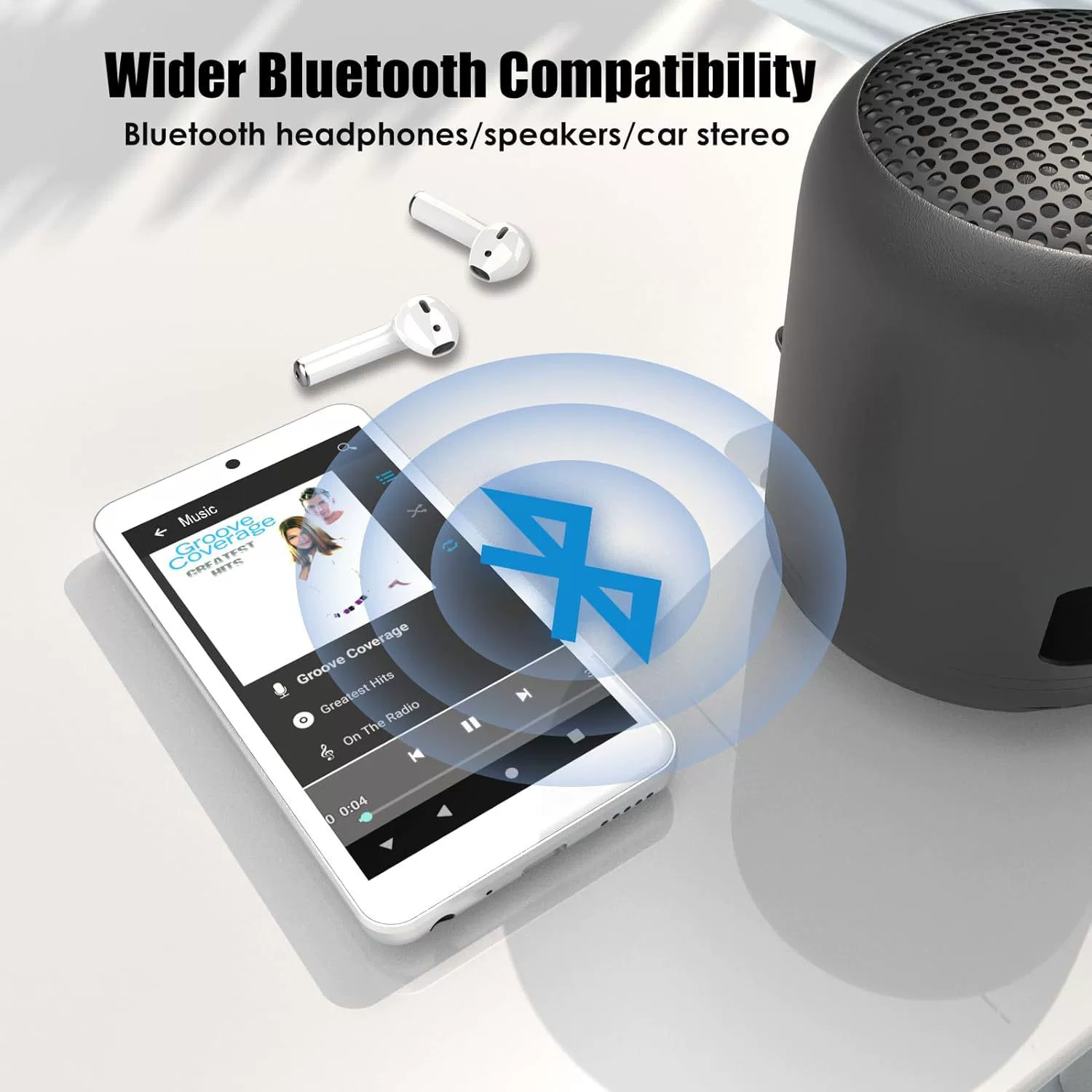 Music player, 4.3 inch, MP3, MP4, bluetooth