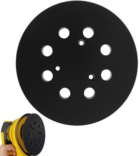 5-inch (about cm) 8-hole hook and loop Sander pad