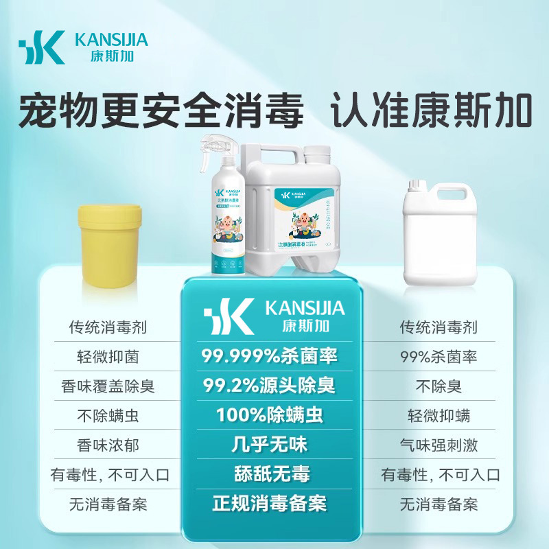 次氯酸宠物消毒液猫狗通用除菌水家用室内环境养猫猫藓杀菌喷雾剂|undefined