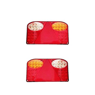 Led Tail Light 12V Led Car Truck Tail Light Rear Brake Light Signal Light Truck Trailer Indicator Light (Tail light) - 24v-left