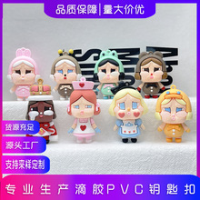 跨境哭娃盲盒公仔卡通哭娃CRYBABY汽车钥匙扣挂件包包礼品挂件玩